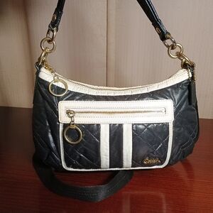 Coach Poppy Ski Bunny Quilted Nylon Crossbody